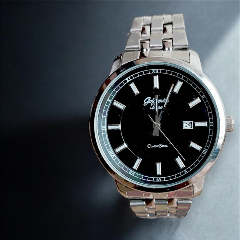 Goldsmith Time 8049/50 RT S/S B Jam Tangan Pria/Wanita Anti Air All Stainless Steel Original 100%