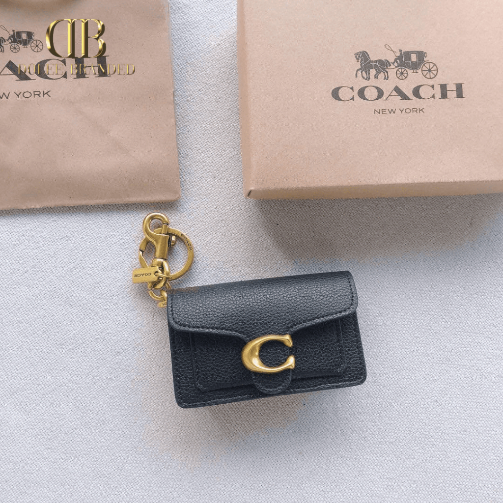 Coach Mini Tabby Bag Charm - Black (CH 1616)