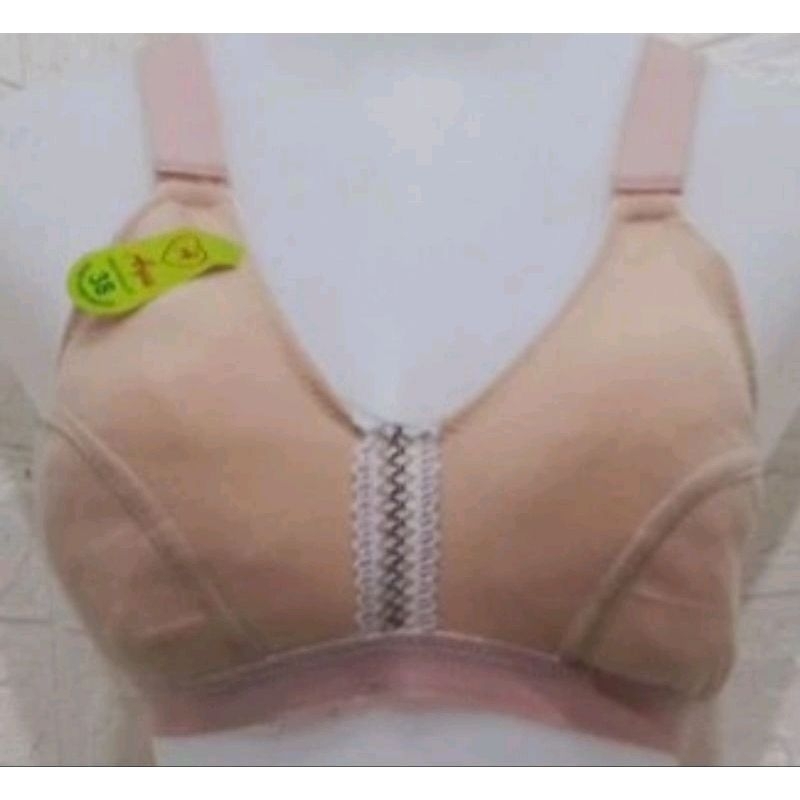 SPORT BRA BH PLUM RIPET RENDA JUMBO 50 48 46 44 42 40 CUP BESAR TANPA KAWAT