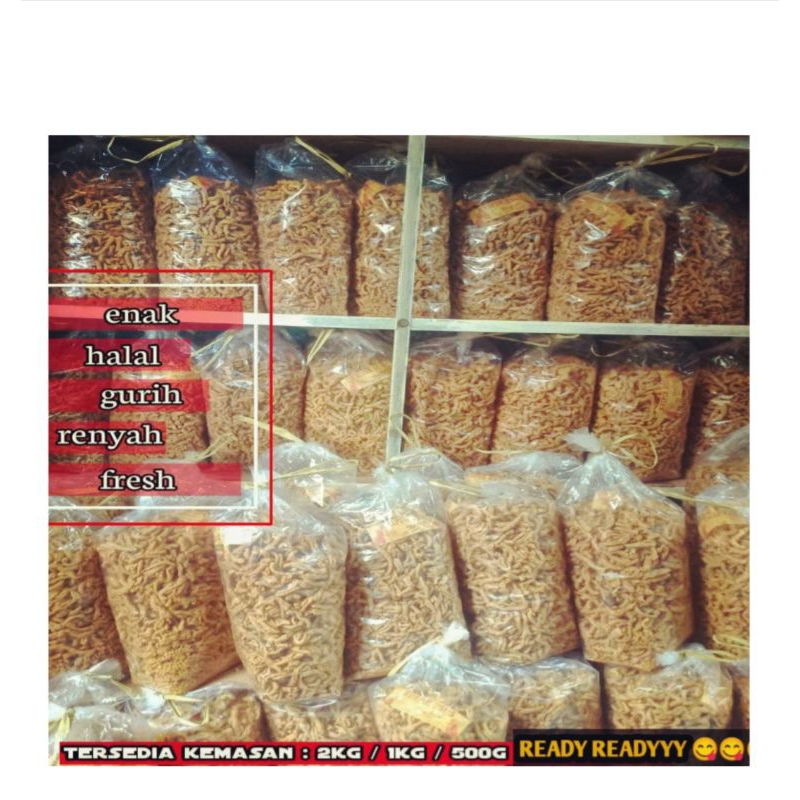 

500gram keripik usus ayam gurih