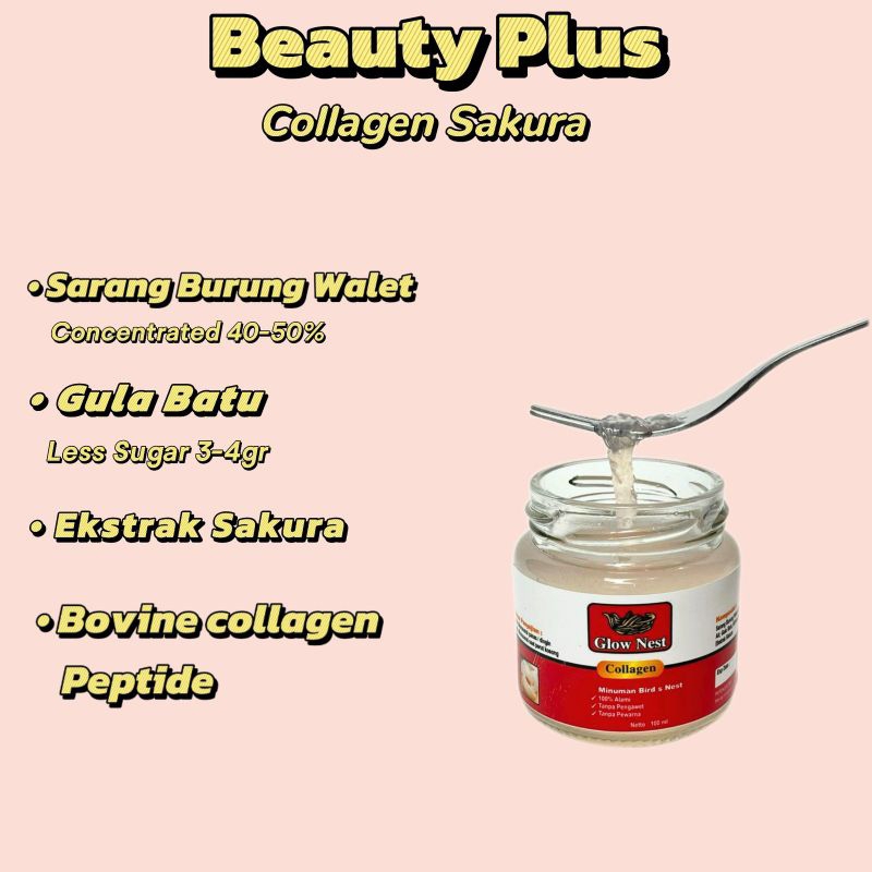 

Minuman sarang burung walet 100% asli varian bunga sakura
