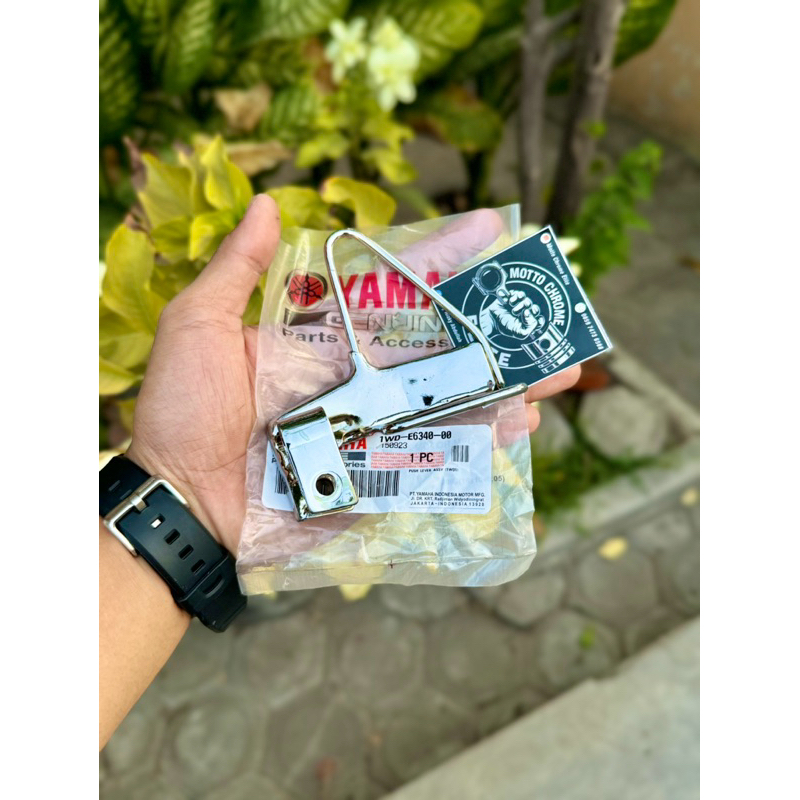 ORIGINAL CROME BREKET KABEL SELANG REM DEPAN FIZR FIZ FIZ R FORCE