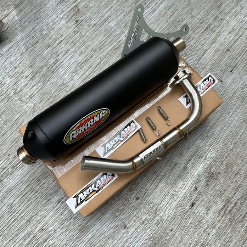 knalpot Arkana standar racing Mio smile - Mio sporty