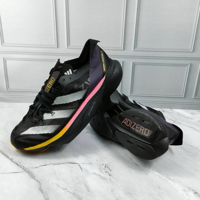 Adidas Adizero Adios Pro 3 Black Rainbow Premium Original