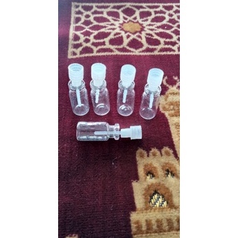 FG2 BOTOL 3ML BOTOL TESTER 3 CC ISI 1 PCS SUDAH SAMA TUTUPNYA