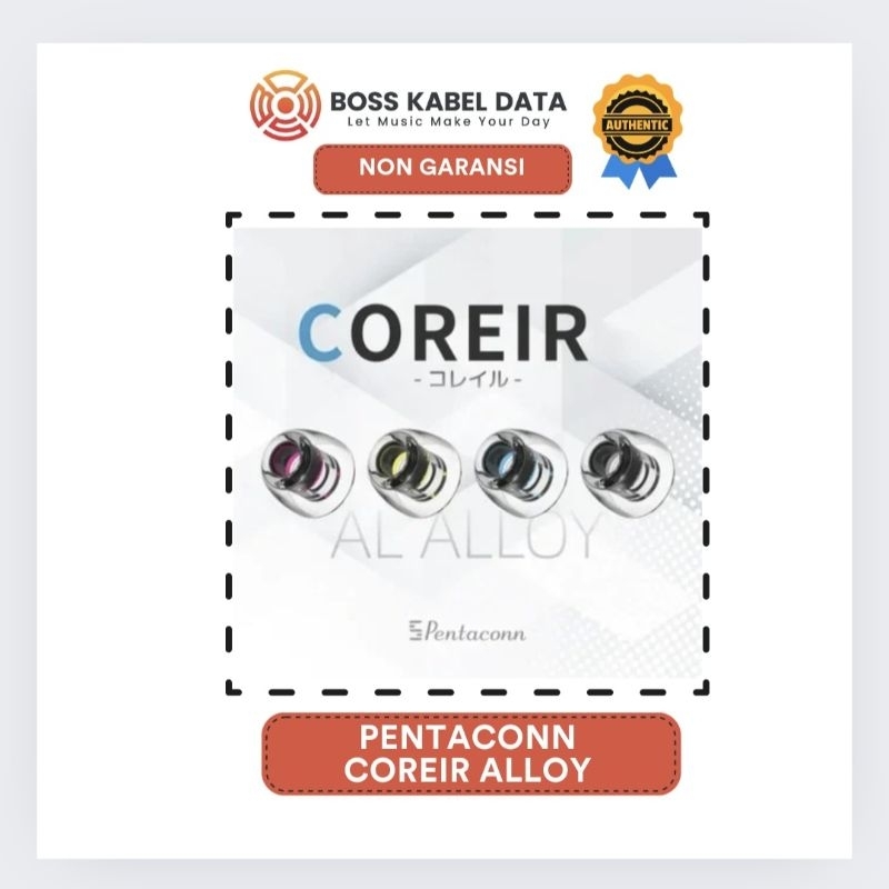 Pentaconn Coreir Alloy Eartips With Built In Core Aluminium Alloy