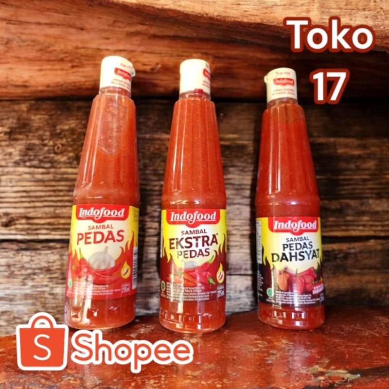 

Indofood Sambal Pedas, Extra Pedas dan Pedas Dahsyat isi 275 ml