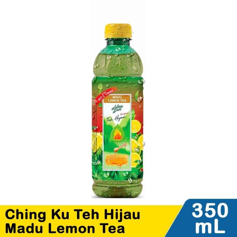 

Adem Sari Ching Ku Teh Hijau Madu Lemon Tea 350mL | obat sakit tenggokan dan panas dalam | minuman herbal