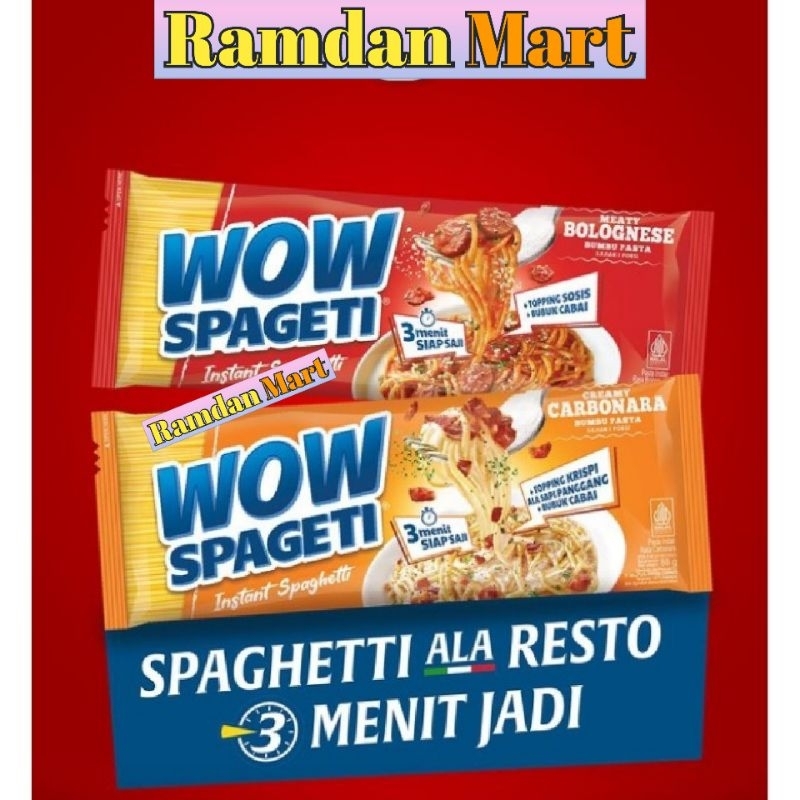 

WOW SPAGETI mie instan Spageti ala Resto