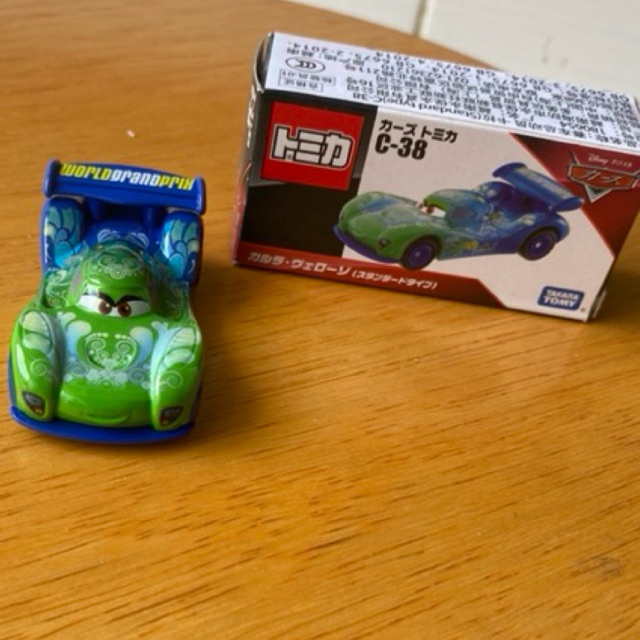 Tomica C-38 Disney Cars Carla Veloso Diecast Model World Grand Prix