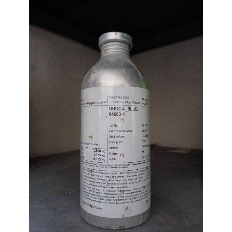 DHUGA BLUE- D&G LIGHT BLUE BY LUZI SEGEL KEMASAN 500gram