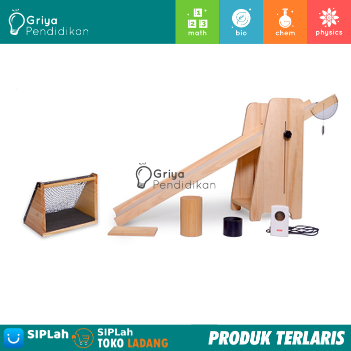 Alat Percobaan Gerak Menggelinding pada Bidang Miring - Alat Peraga Fisika