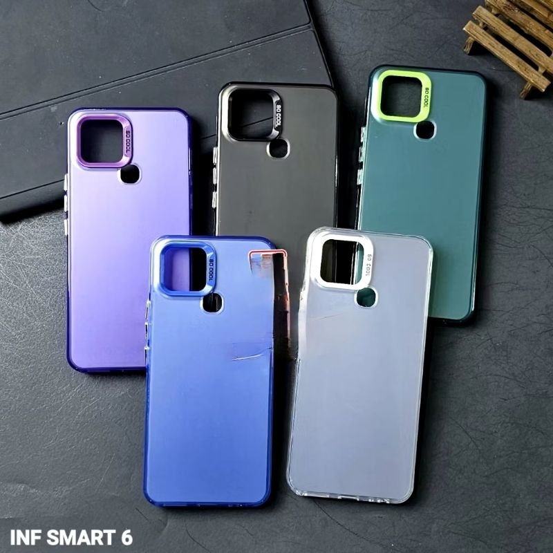 Silikon CASE IMD HYBRID PLATE HOLOGRAM infinix Smart 6