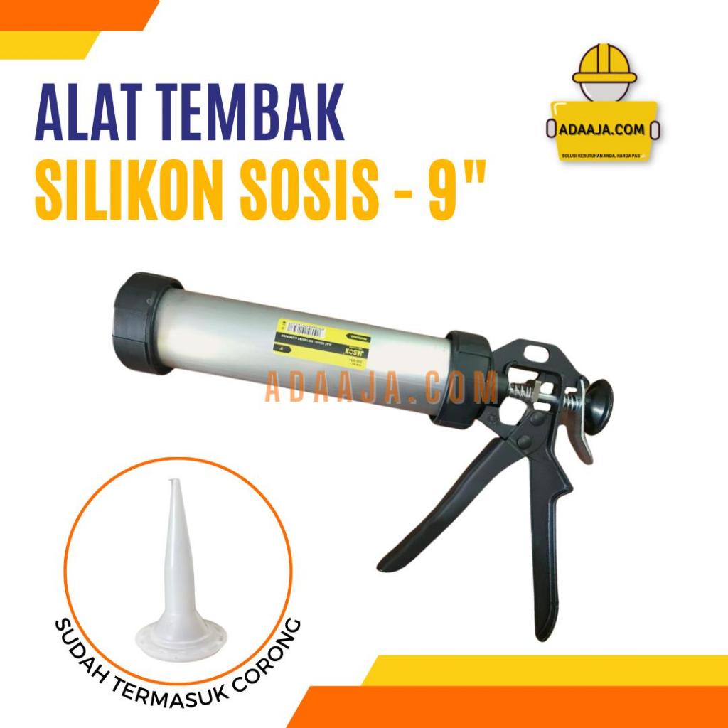 Alat Tembak Lem Silikon Sosis Gun Sealant Silicone Gun 9" - Jason
