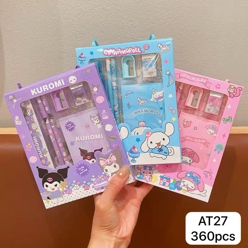 

( KKM ) Sanrio Set ATK Anak Karakter Kuromi Cinnamorol My Melody Lucu