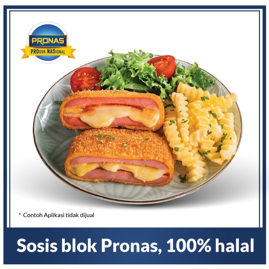 

Maknyuss1 Pronas Beef Luncheon Meat 198Gr Daging Sapi Blok Serbaguna