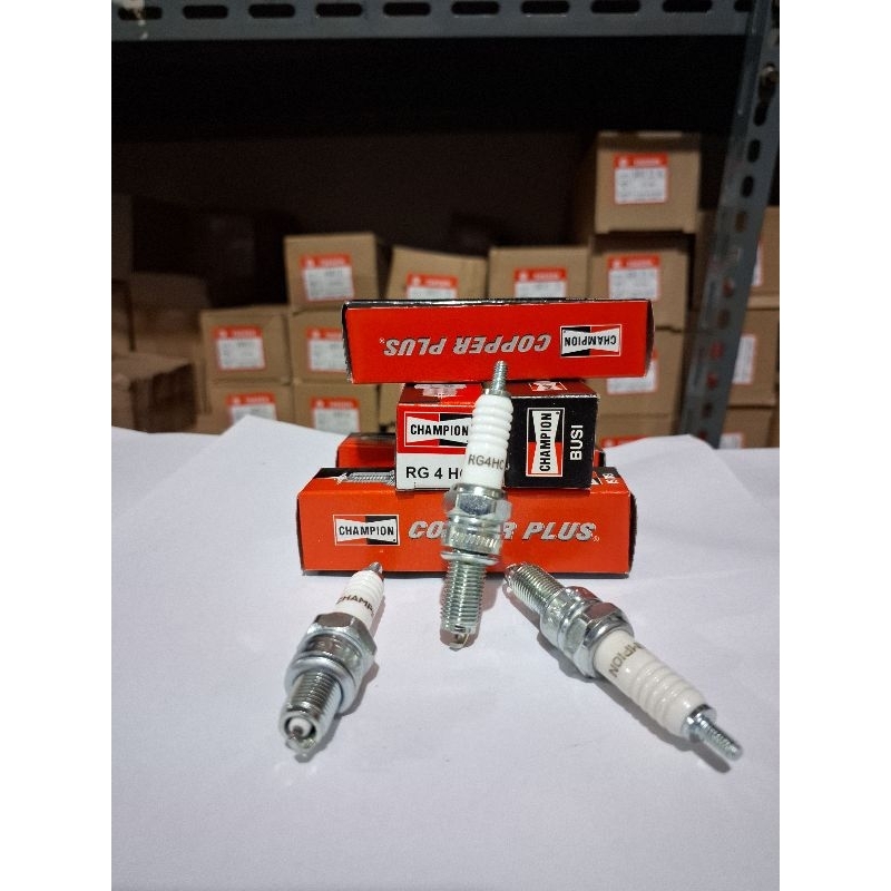 TERMURAH BUSI CHAMPION RG4HC ORI KHARISMA