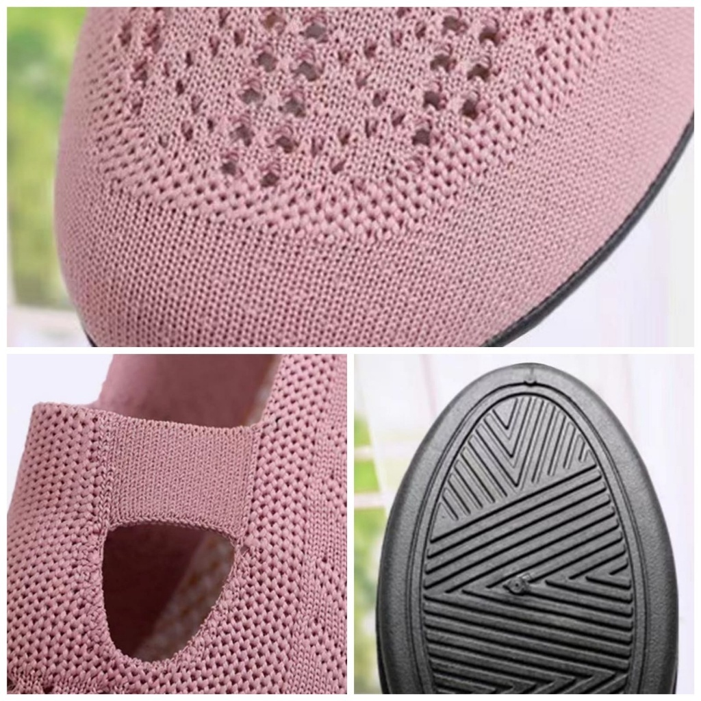 original plk lv0279 sepatu sneakers wanita kanvas sepatu wanita rajut