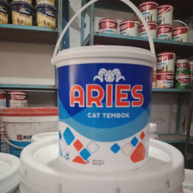 CAT ARIES PUTIH SW /Cat Tembok Aries putih kemasan 5 kg