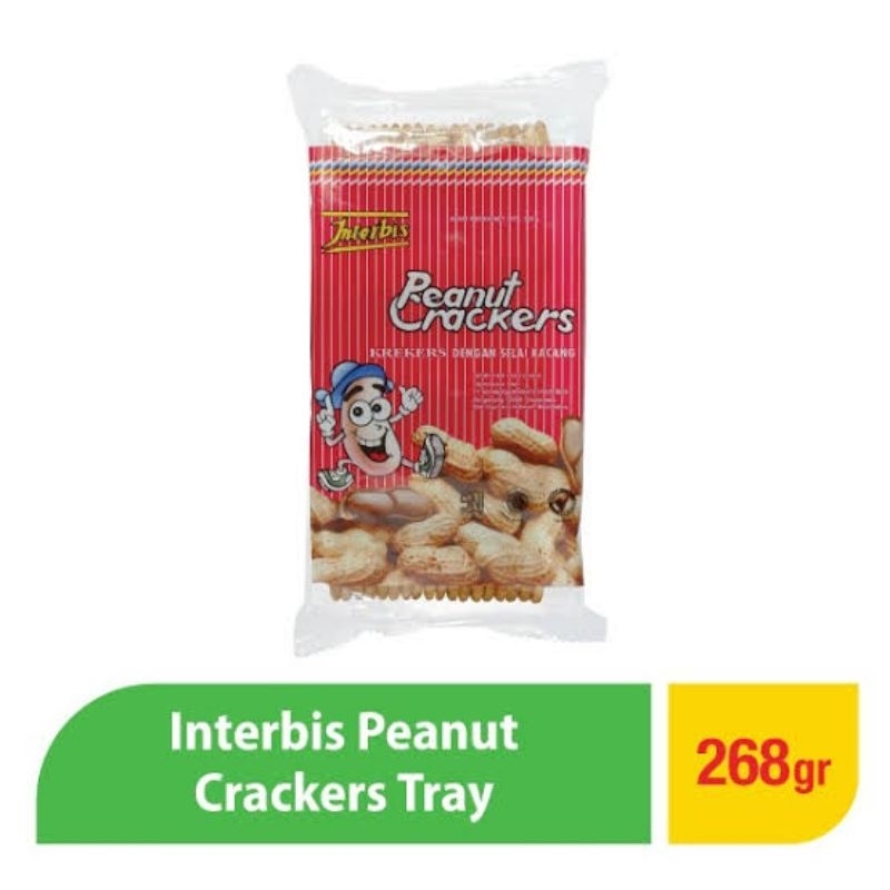 

Interbis Peanut Crackers Selai Kacang 268gr