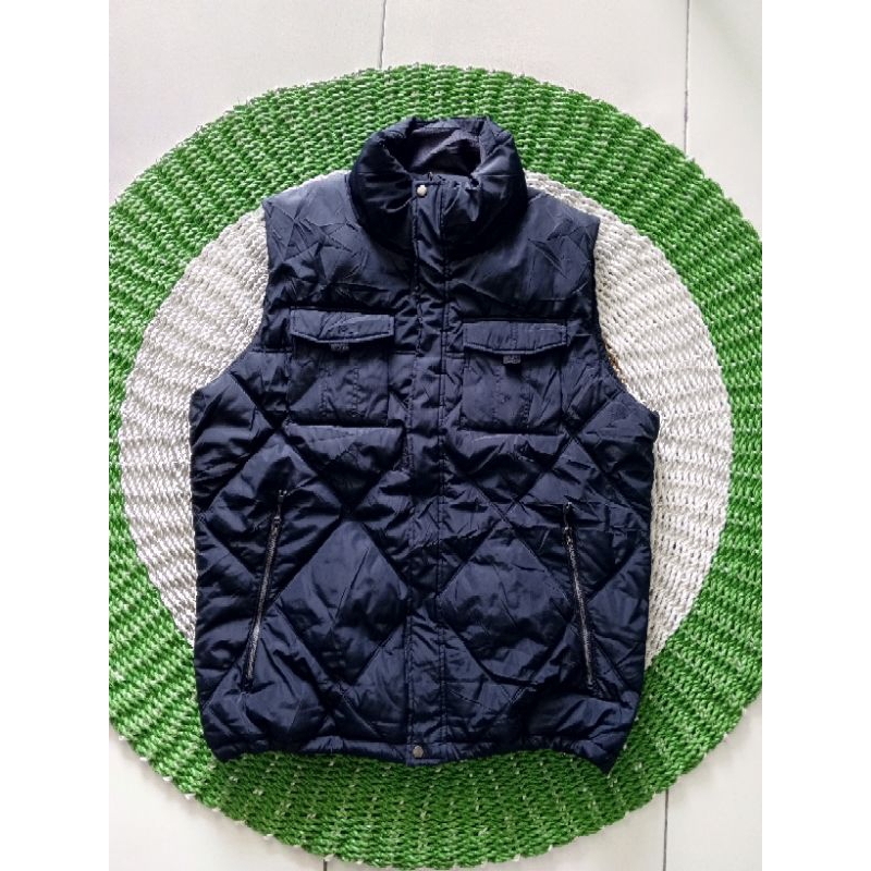 Marzo down vest pocket rompi tebal