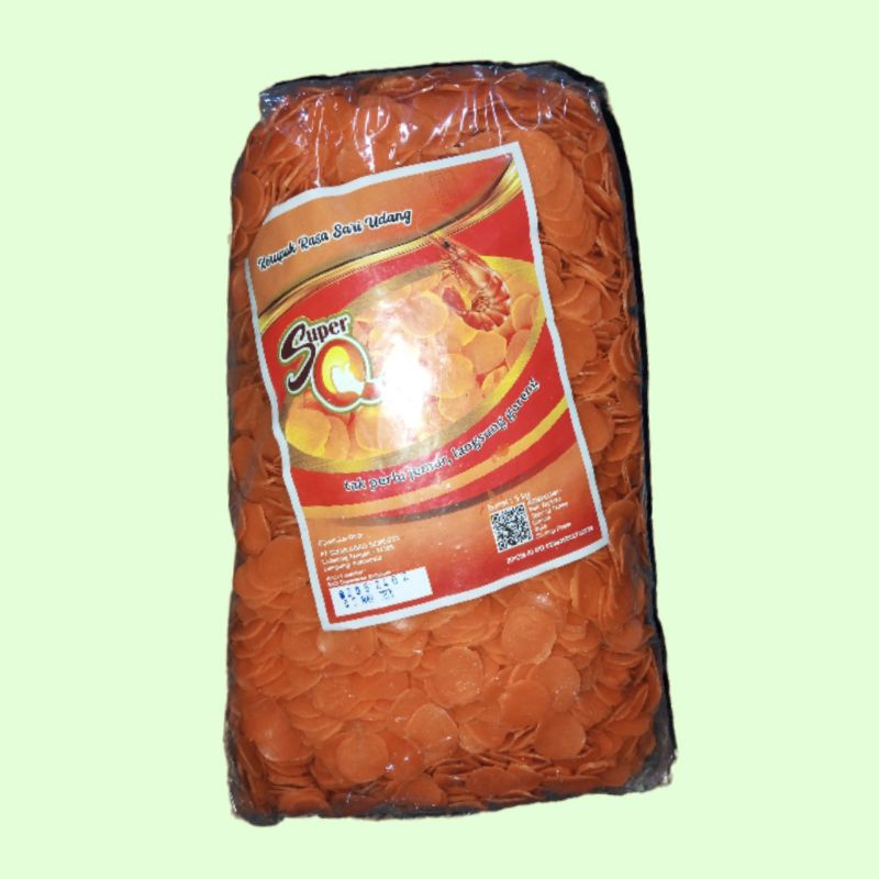 

Kerupuk Mentah Rasa Sari Udang Kecil "SuperQ" (5kg)