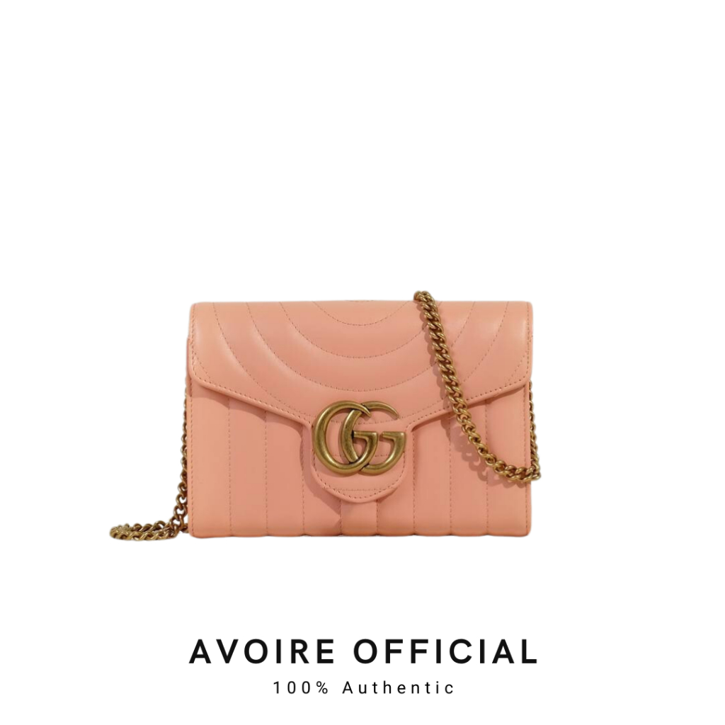 GG Marmont Matelasse Mini Bag in Pink