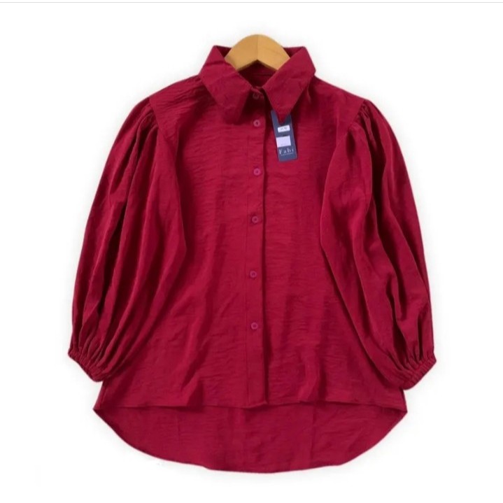 atasan anak lengan balon | 6 - 12 Tahun | atasan anak perempuan | bluse | baju anak