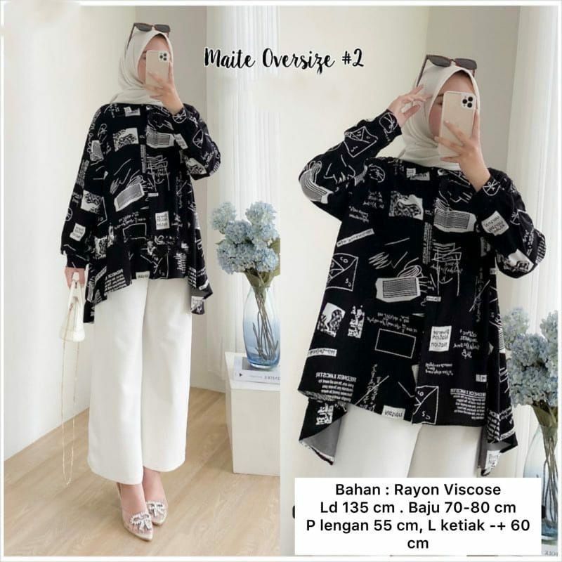 RB BLOUSE JUMBO LD120 / TUNIC WANITA / TUNIC KONDANGAN / TUNIC KOREA / ATASAN LONG TUNIK CRINKEL