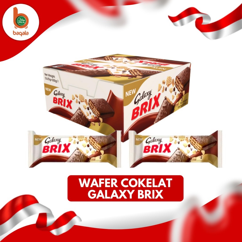 

Wafer Cokelat Galaxy Brix 25gr