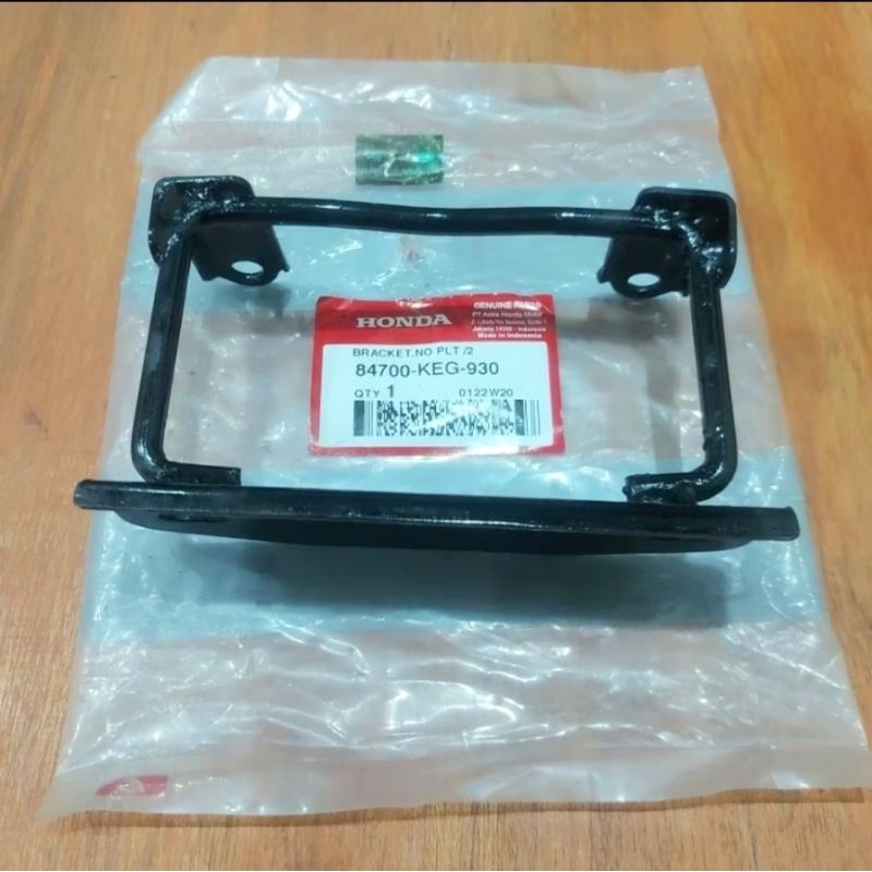 BRACKET PLAT NOMOR DEPAN ORIGINAL UNTUK MOTOR HONDA GL PRO GL MAX GLPRO NEOTECH DUDUKAN BRAKET BREKE
