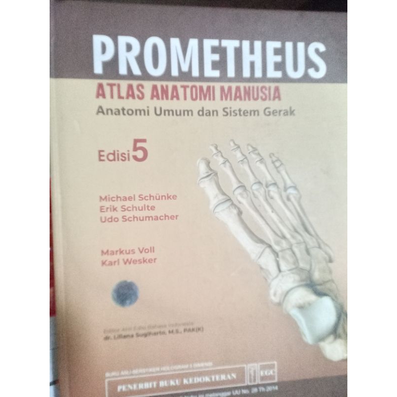 Prometheus Atlas Anatomi Manusia Anatomi umum dan Sistem Gerak Edisi 5