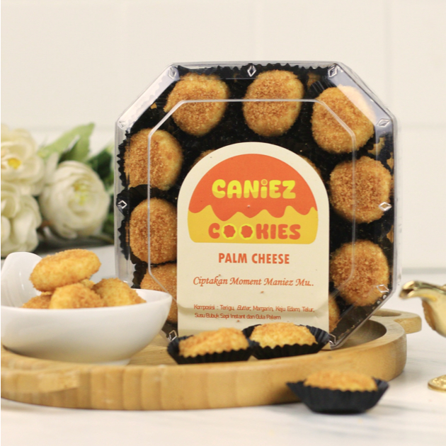 

Kue Kering Premium Palm Cheese Original Caniez Cookies Official
