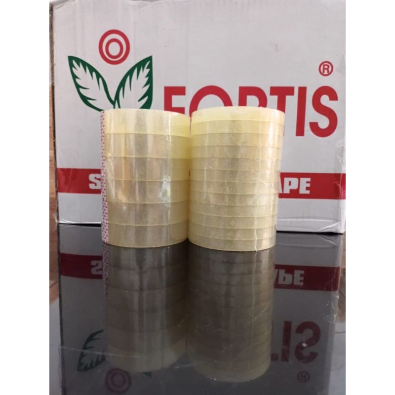 

Isolasi/selotip fortis 1inch 24mm x 72yard (1SLOP = 6pcs)