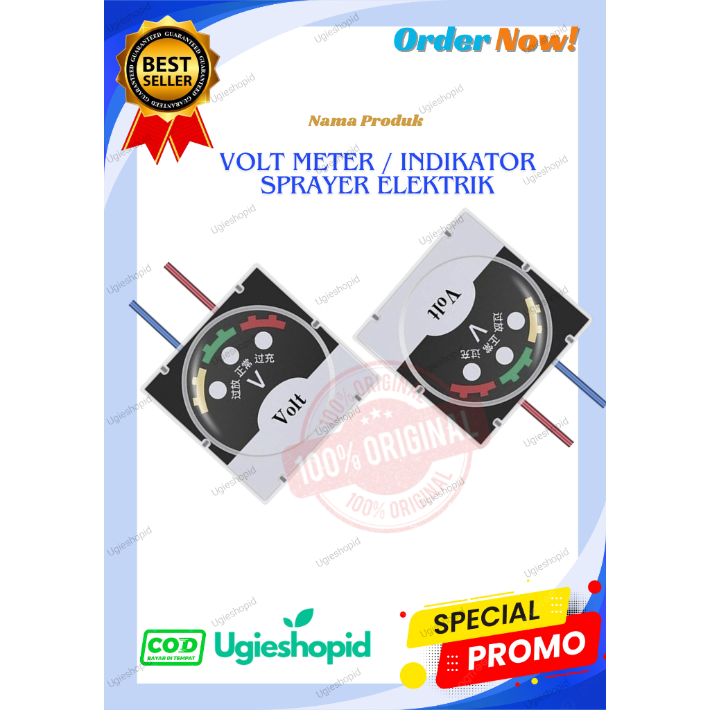 Indikator Baterai Volt indikator Sprayer  elektrik Univesal