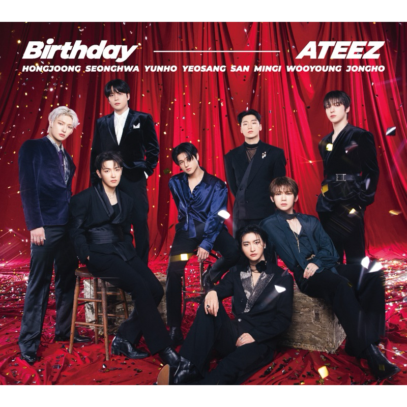 (Atiny ver) Japan Album ATEEZ – BIRTHDAY HONGJOONG ver. / SEONGHWA ver. /YUNHO ver. / YEOSANG ver. /