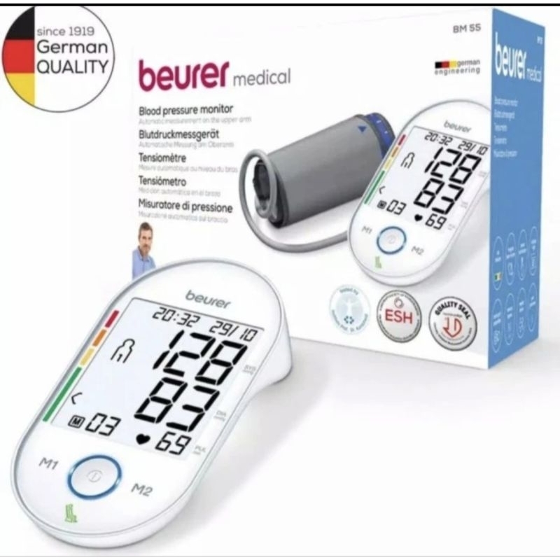 Tensimeter Digital Beurer BM 55 - Pengukur Tekanan Darah Lengan Atas Dengan Akurasi Tinggi