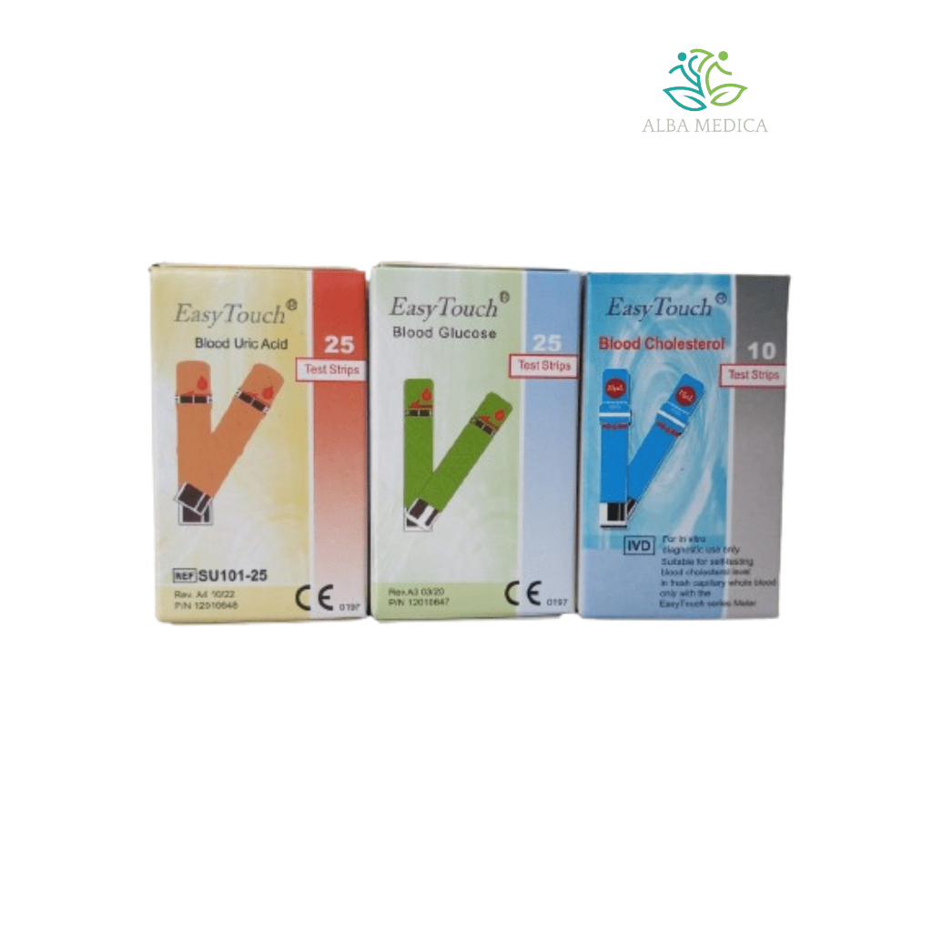 EASY TOUCH GULA DARAH, CHOLESTEROL, ASAM URAT/JARUM TES DARAH/JARUMPEN