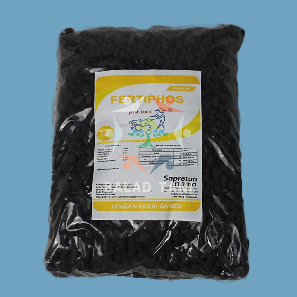 PUPUK PAK TANI TSP FERTIPHOS HITAM 1 KG