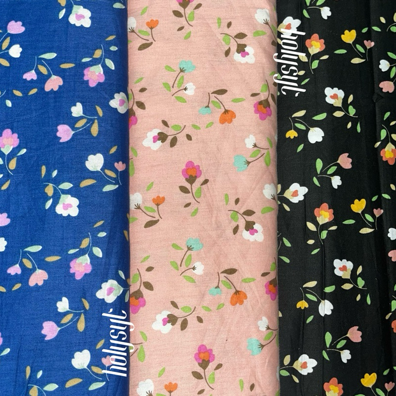 KATUN JEPANG JAPAN DESIGN TOKAI SENKO MOTIF BUNGA BESAR