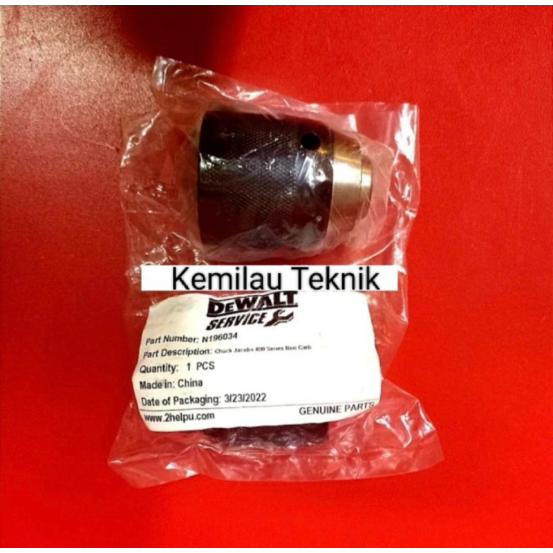 Chuck Keyless Drill Kepala Bor Tembok 13mm DCD805D2T Mesin Cordless Baterai Impact Hammer DEWALT DCD