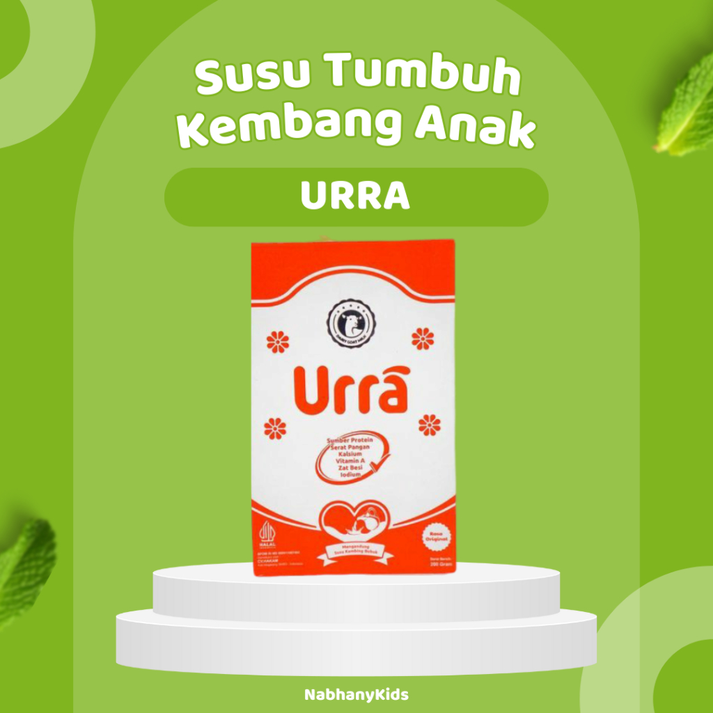 

SUSU URRA ASLI ORIGINAL URRA Susu Kambing Saneen Untuk Penambah Berat Badan & Tinggi Badan Anak - 1 Box