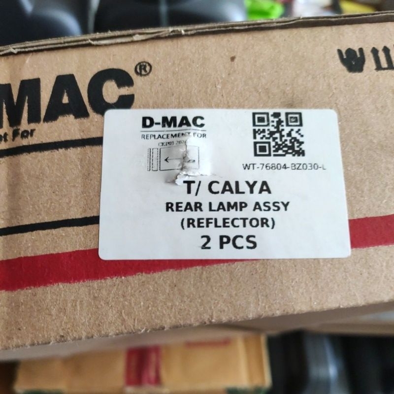 REFLECTOR CALYA SIGRA reflektor lampu belakang calya SIGRA rear lamp reflector Mobil calya per pcs