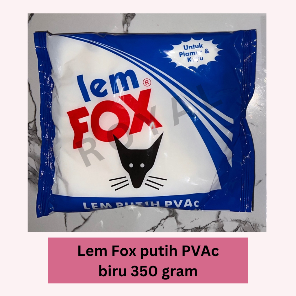 

lem fox putih biru PVAc 350 gram