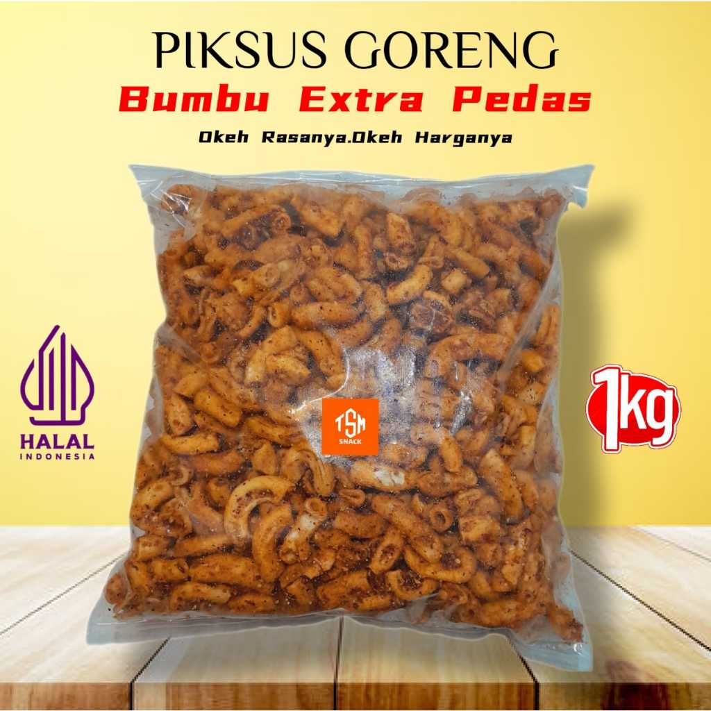 

Piksus Extra Pedas Gurih 1 Kg Piksus Goreng Pedas