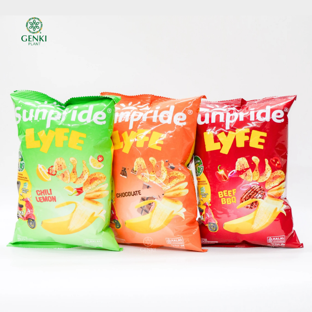 Sunpride Lyfe Cavendish Banana Chips / Keripik Pisang - 55 g