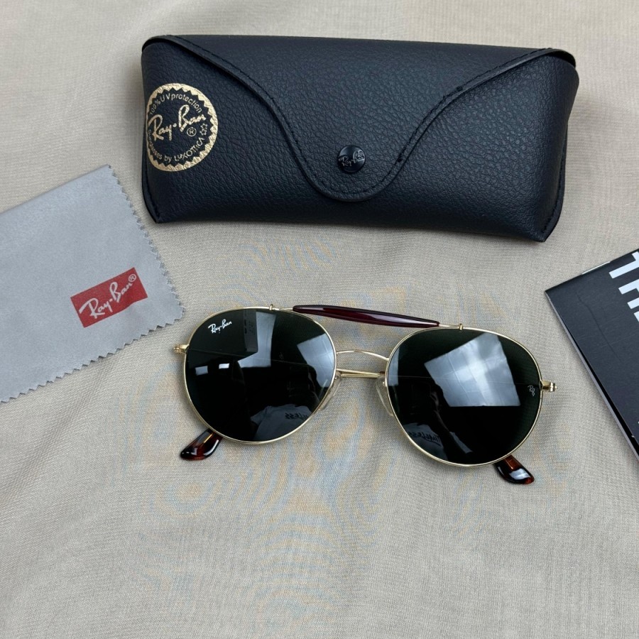 Kacamata Rayban Hexagonal Gading Gold Size 58 Second Original Rp700.000