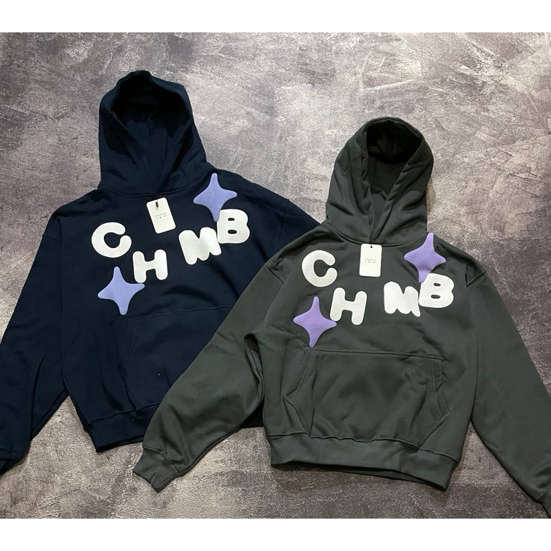 [ORIGINAL 100%] CHMB SHOTING LOVE NAVY & GREY
