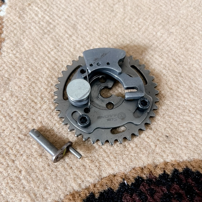 Gear Sentrik Gigi Timing SUM Racing Dekompresi 38T Mx King Nmax Aerox Vixion R15 Old 2 Pin