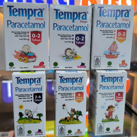 TEMPRA Obat Penurun Panas/ Demam Anak & Bayi Drops 15 ML / Sirup 60ML / Sirup Forte 60ML  SEMARANG